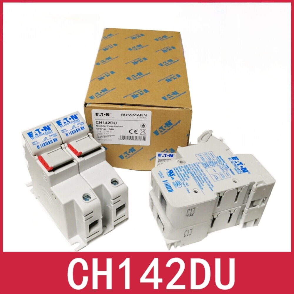 new 1pcs For Eaton Bussmann CH142DU 14x51 50A 690V Fuse Holder - EATON BUSSMANN