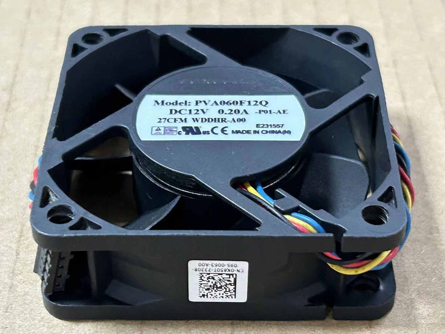 new 1PC FOXCONN PVA060F12Q -P01-AE 12V 0.20A PWM Temperature Control Cooling Fan