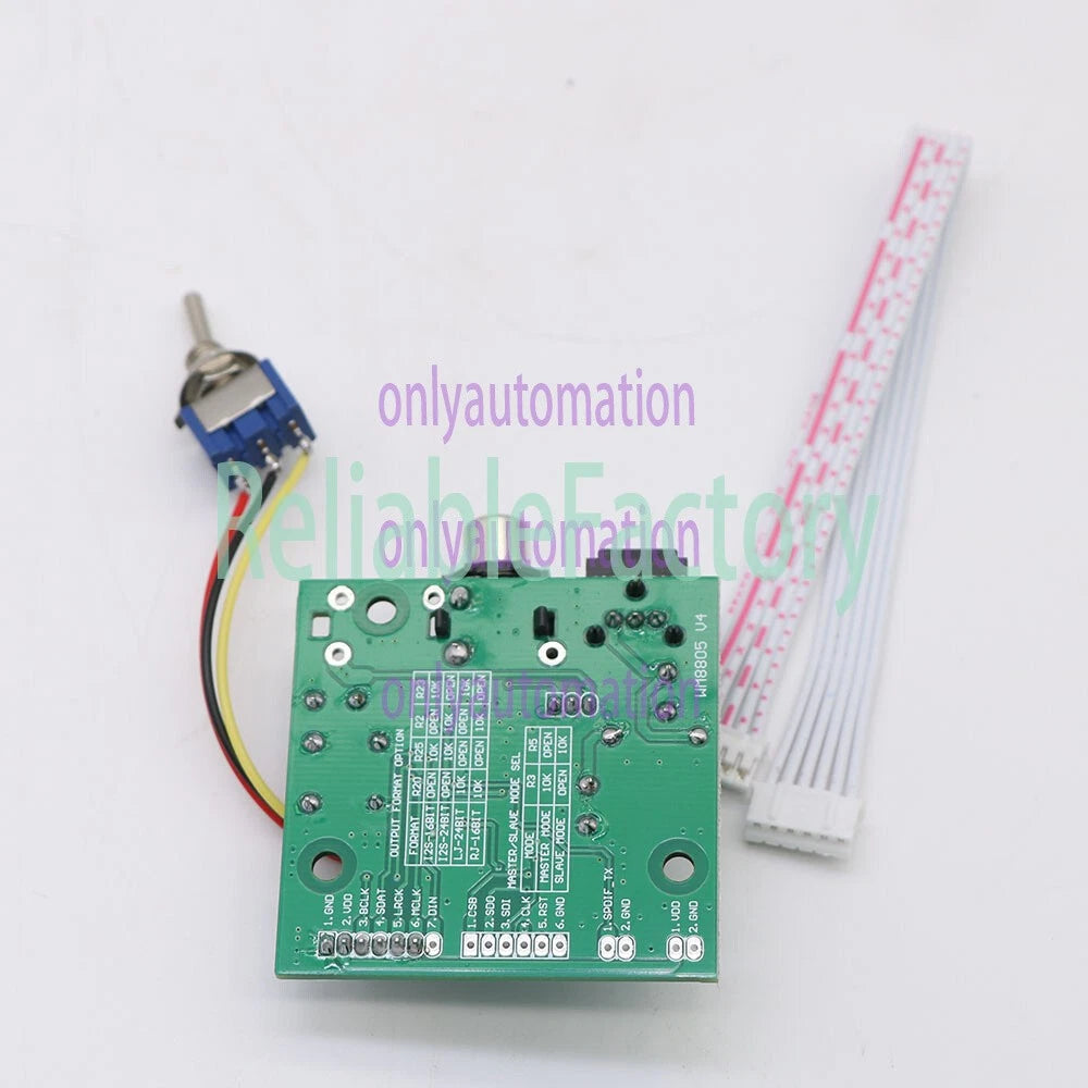 1PCS SPDIF coaxial fiber WM8805 receiving board, I2S output~