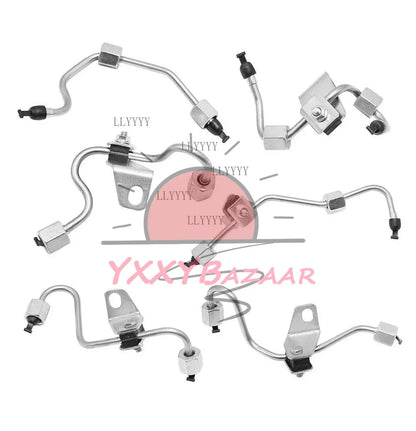 Set of 6 Fuel Injector Lines Fits For 2003-07 Dodge Ram 3500 5.9L Cummins Diesel