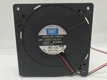 S&T 12032 SFL1232S1A DC12V 0.21A 12CM Turboblower Fan