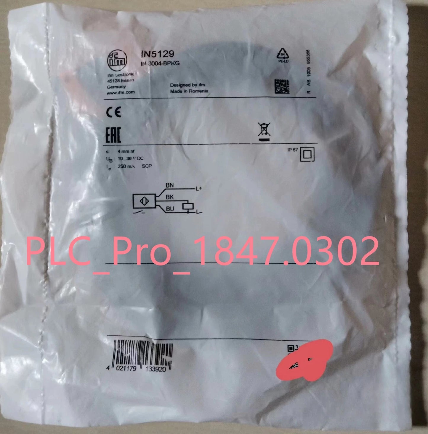 IN5129 1PCS IFM IN5129 Proximity Switch Sensor Fast delivery
