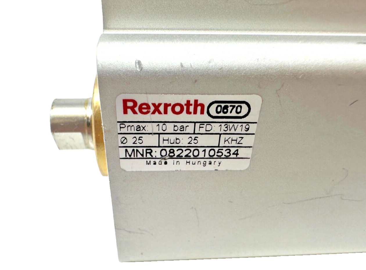 used Bosch Rexroth 0822010534 Pneumatic Cylinder