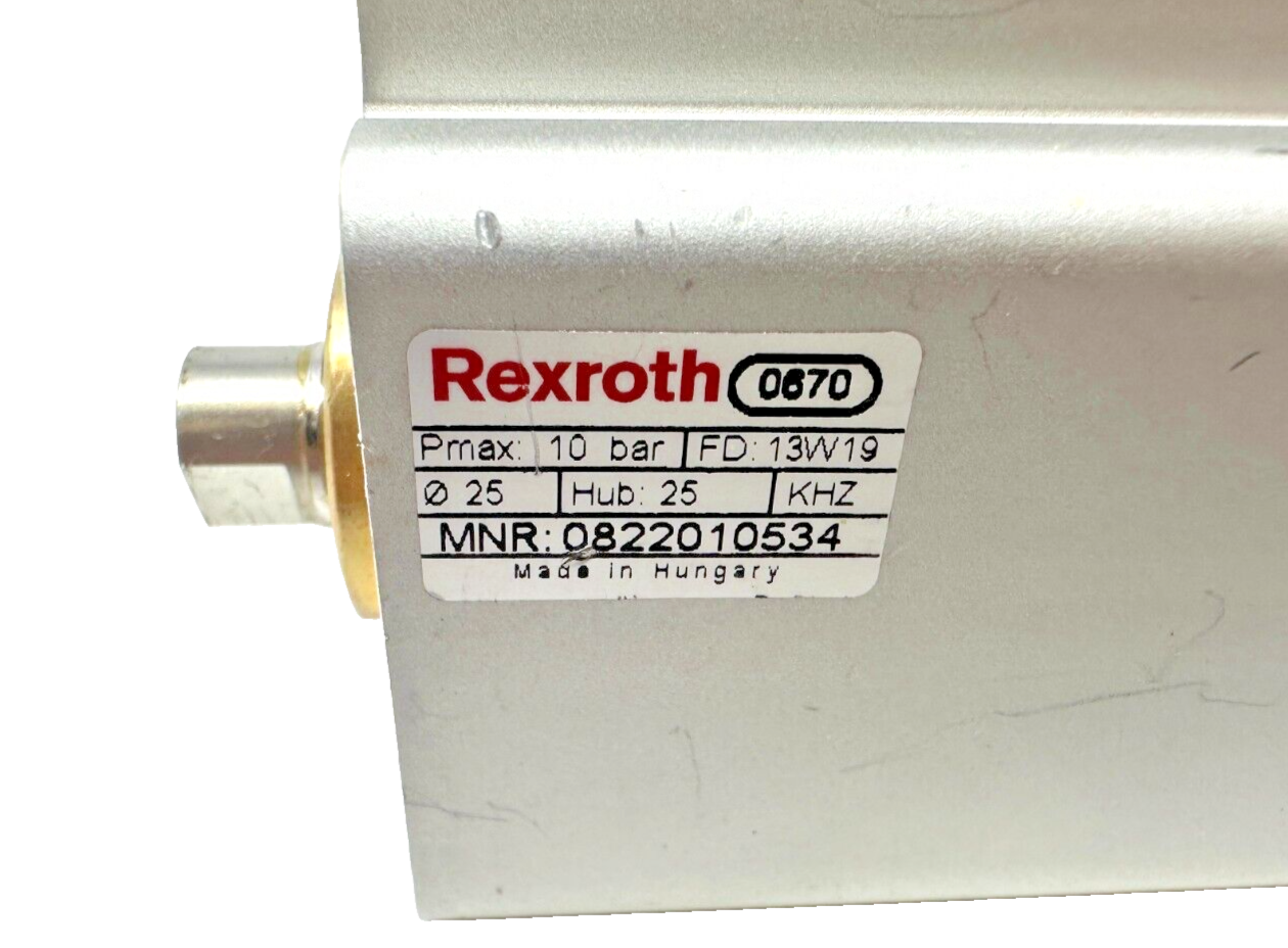 used Bosch Rexroth 0822010534 Pneumatic Cylinder - BOSCH REXROTH