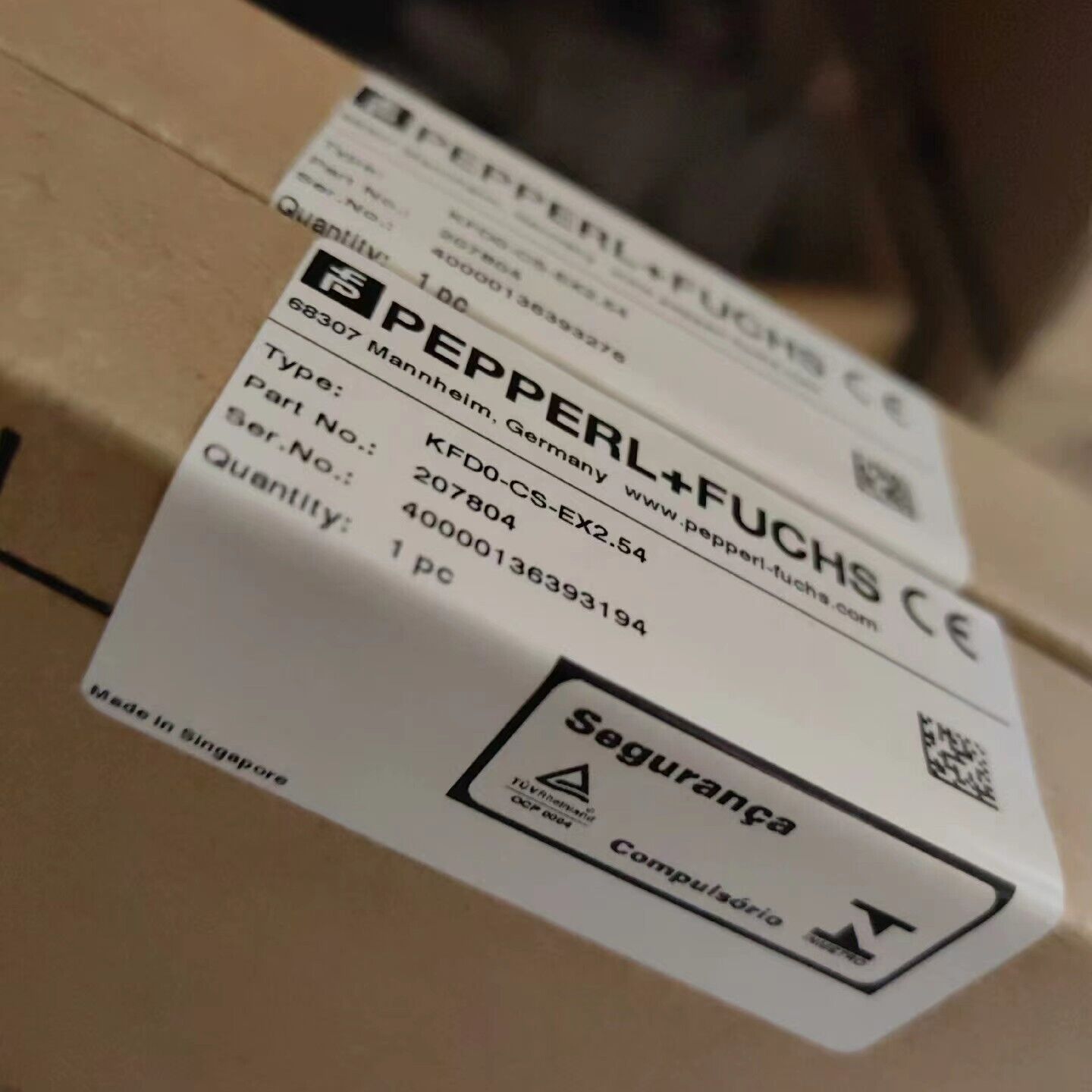 Pepperl+Fuchs Safety Barrier KFD0-CS-Ex2.54 Ping - PEPPERL+FUCHS