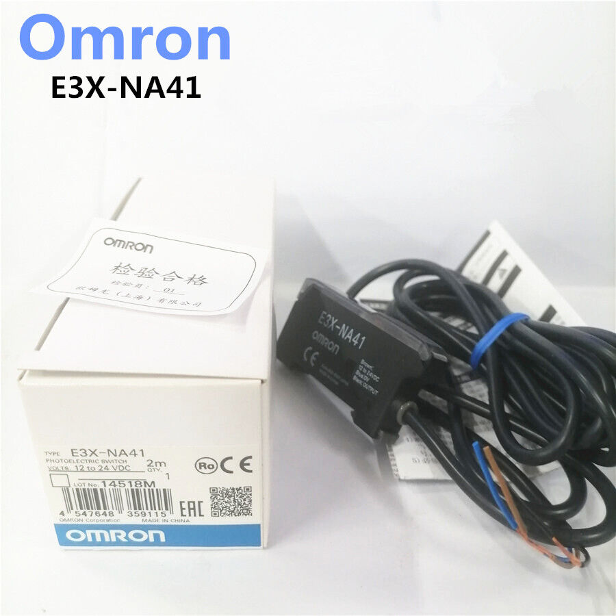 new 1pcs Omron E3X-NA41 2M Sensor Fiber Amplifier PNP Output