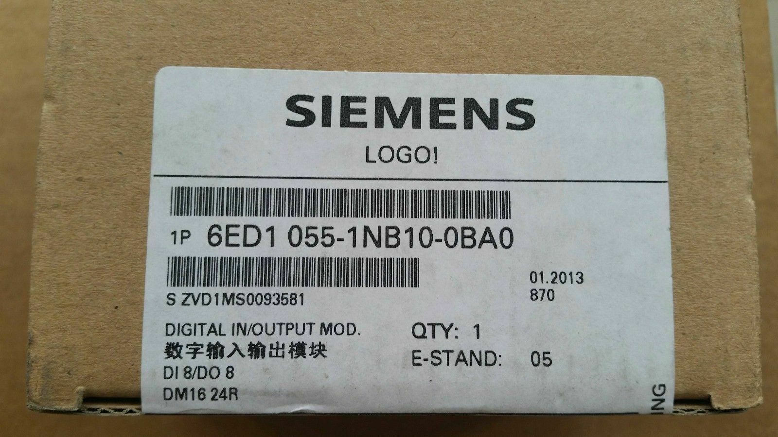 new 1PC  Siemens DM16 24R 6ED1055-1NB10-0BA0 6ED1 055-1NB10-0BA0