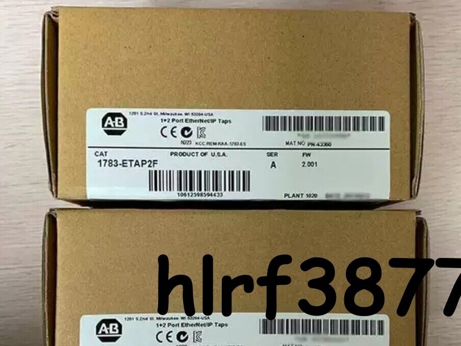 new 2020-2021 Sealed 1783-ETAP2F EtherNet/IP Taps 1783ETAP2F Fast - SEALED DOOR PRODUCTS