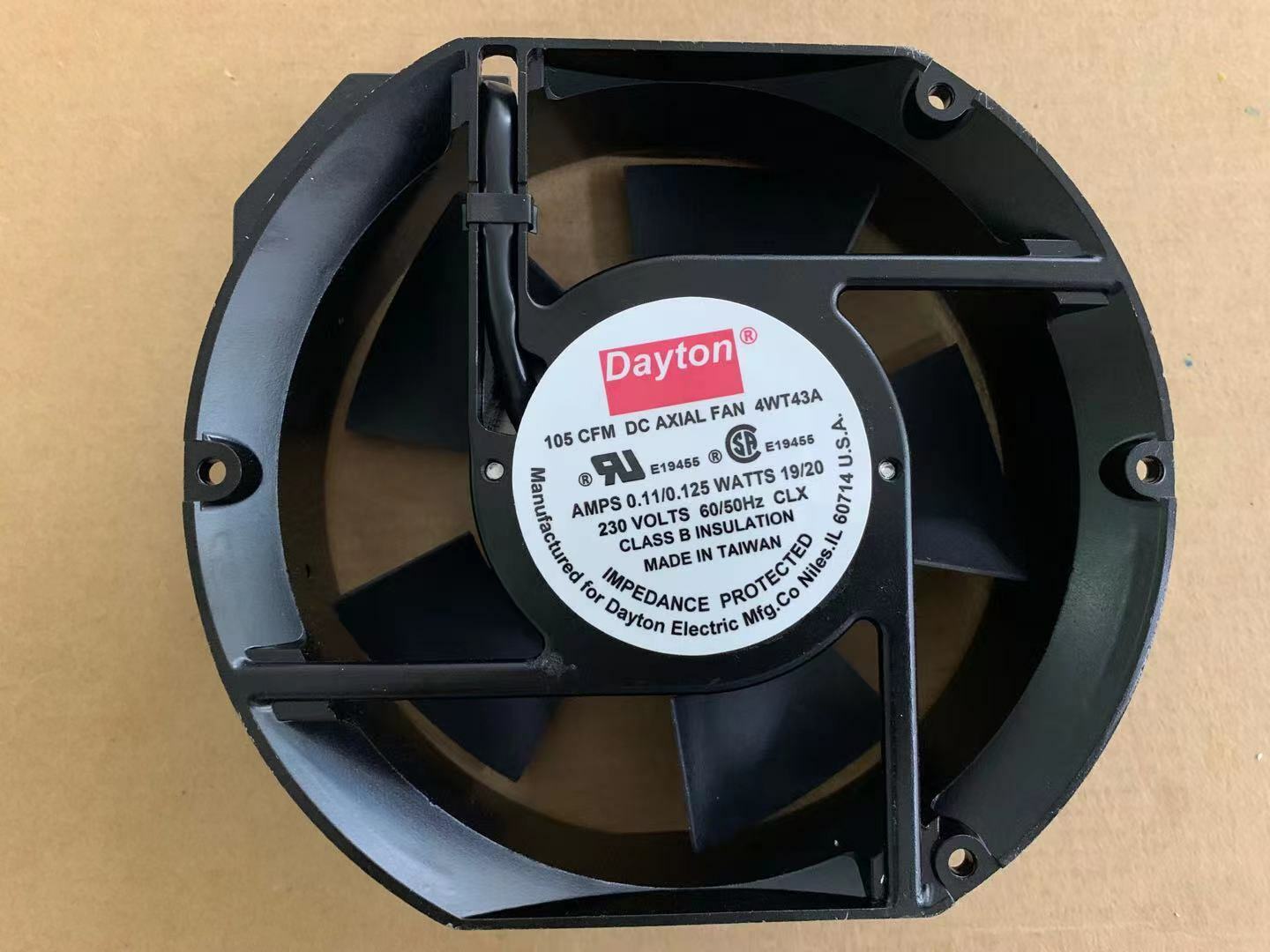 new for Dayton AC 230V 4WT43A cooling fan 17cm Metal frame