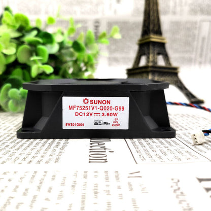 new 1pcs For SUNON MF75251V1-Q020-G99 7525 12V 3.60W Projector Fan - SUNON