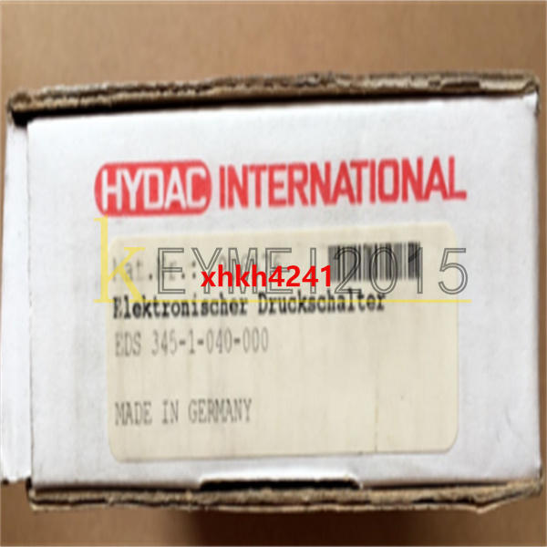New HYDAC EDS345-1-040-000 Pressure Switch - HYDAC