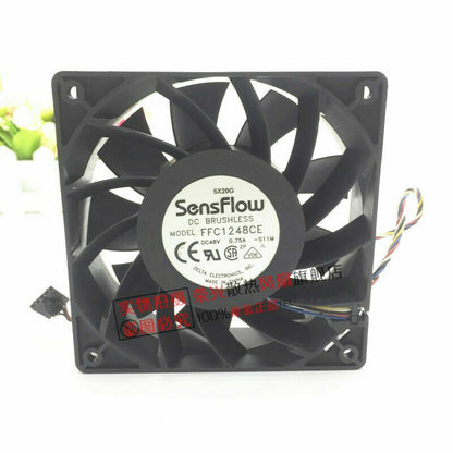 SENSFLOW FFC1248CE -S11M 12038 48V 0.75A 5-Wire Chassis Server Cooling Fan