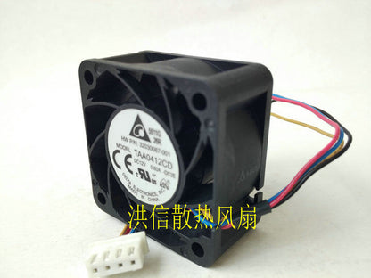 new 1PCS Delta TAA0412CD DC12V 0.60A 4020 double ball fan 4pin