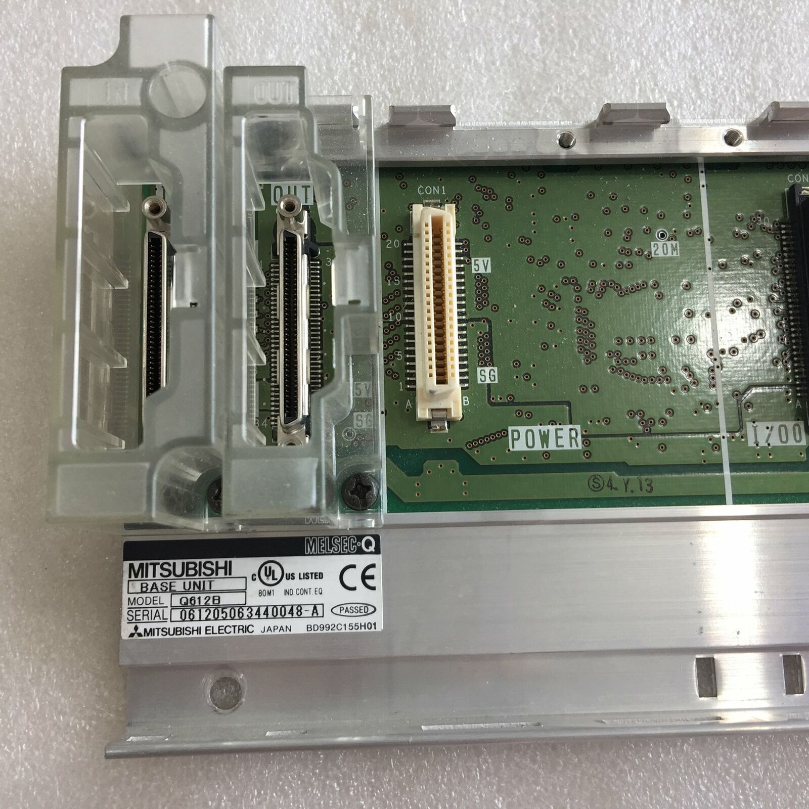 Mitsubishi MELSEC-Q PLC Q612B Main Base Unit – Tested and in Good Condition - MITSUBISHI