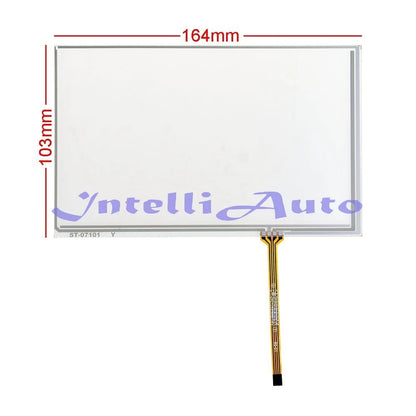 Touch Screen 164*103mm 4 Wire 164x103mm Industrial Resistive Digitizer 7 inch