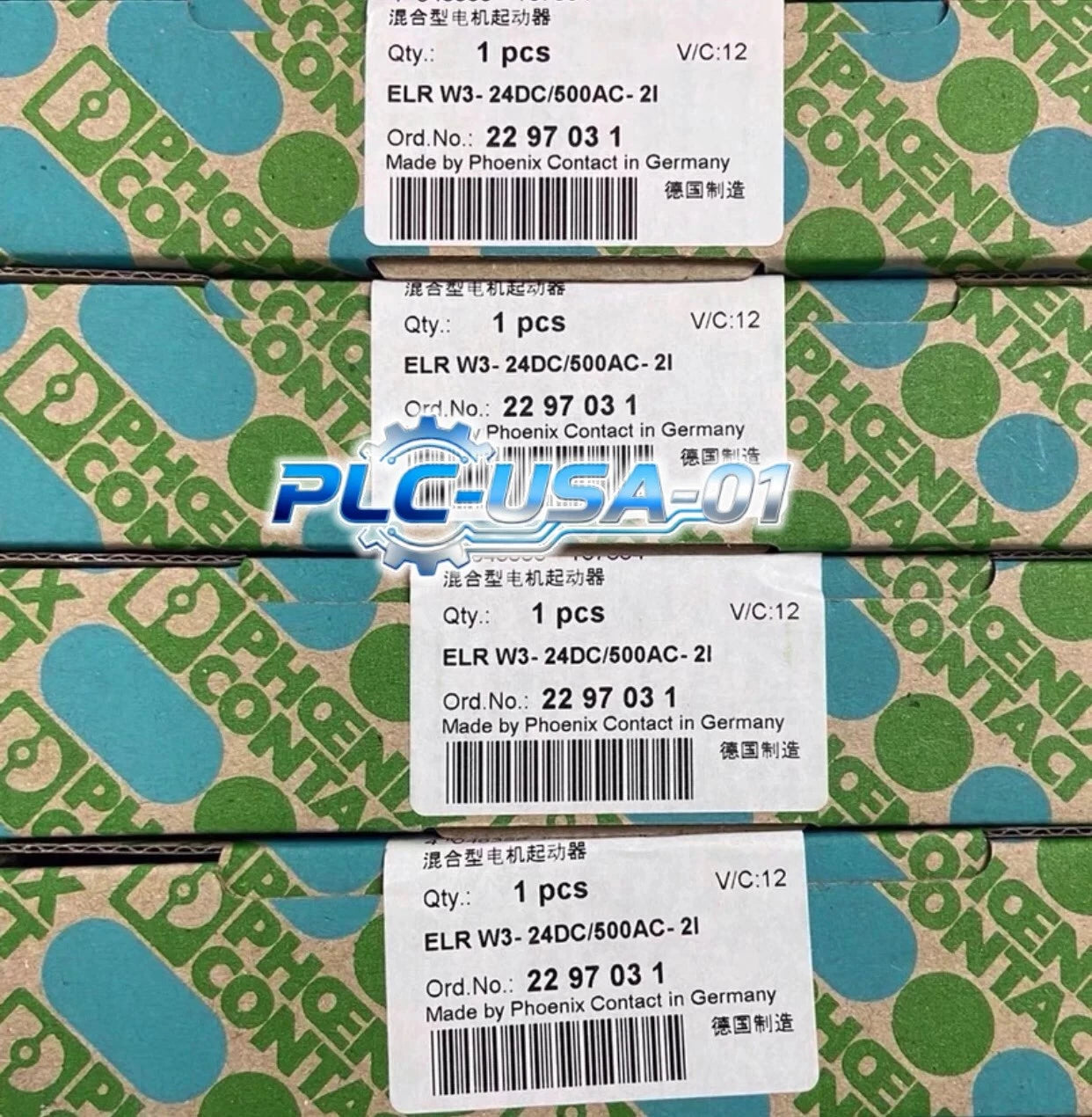 1PCS PHOENIX 2297031 CONTACT ELR W3-24DC/500AC-2I 2297031 Motor Starter