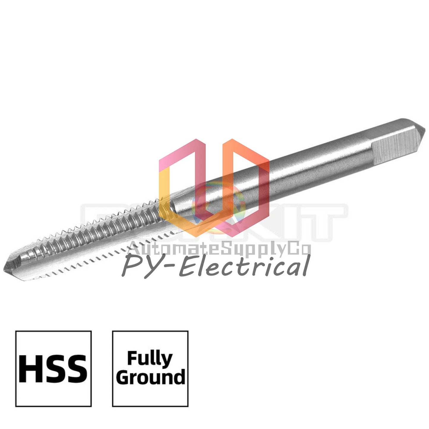 No 8-40 UN Thread Tap Right Hand, HSS 8 x 40 UN Straight Fluted Tap