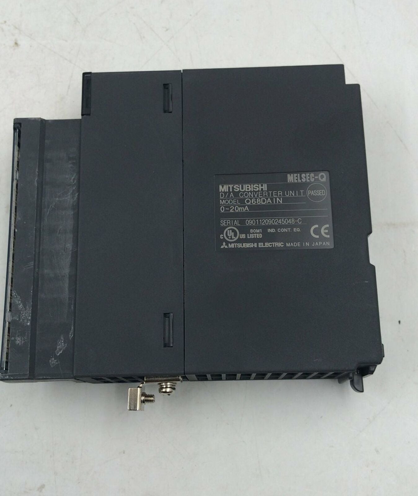 used ONE Mitsubishi Q series PLC module Q68DAIN Tested in Good Condition - MITSUBISHI