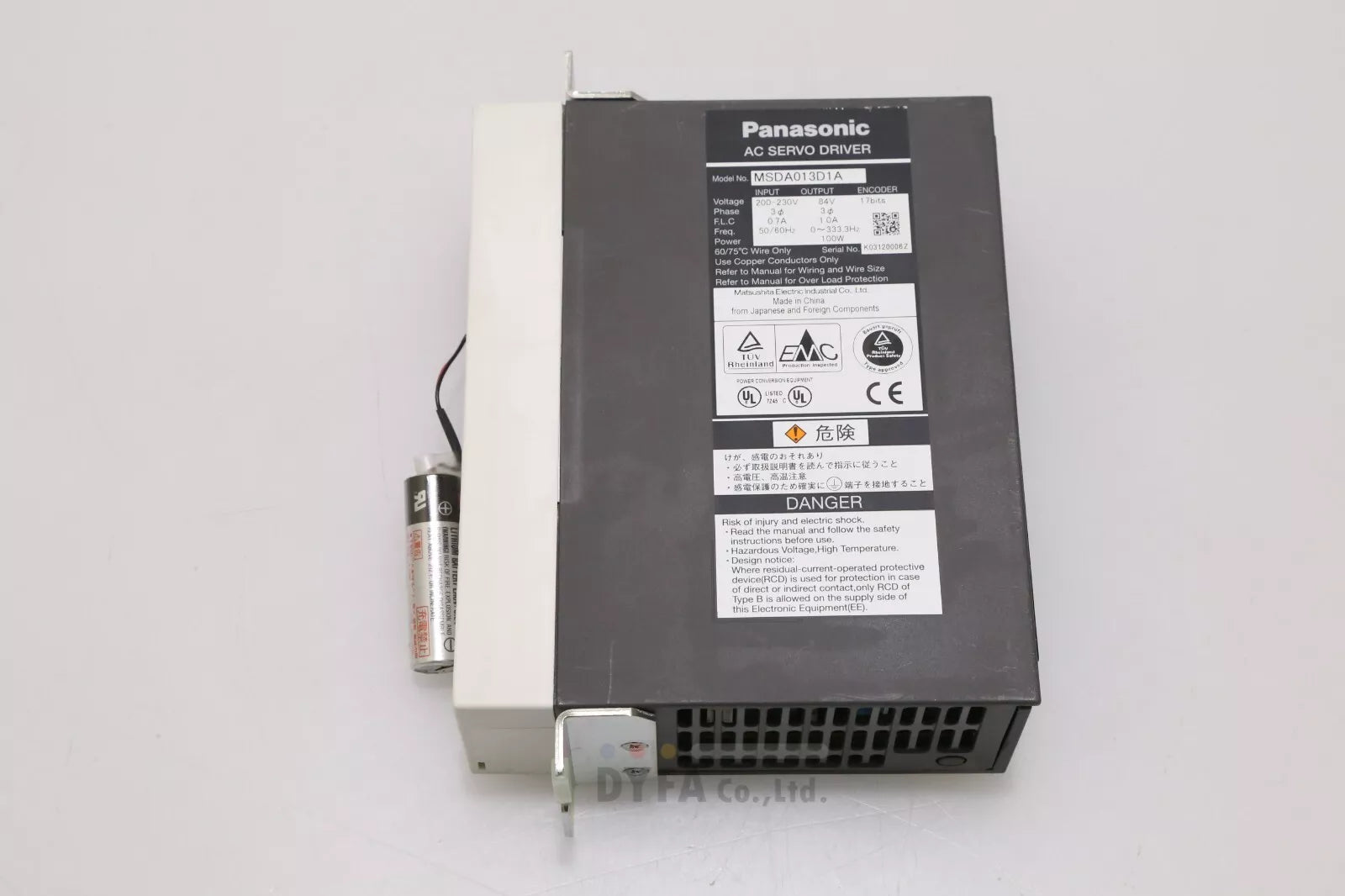 PANASONIC MSDA013D1A Servo Drive New In Box - PANASOCINIC