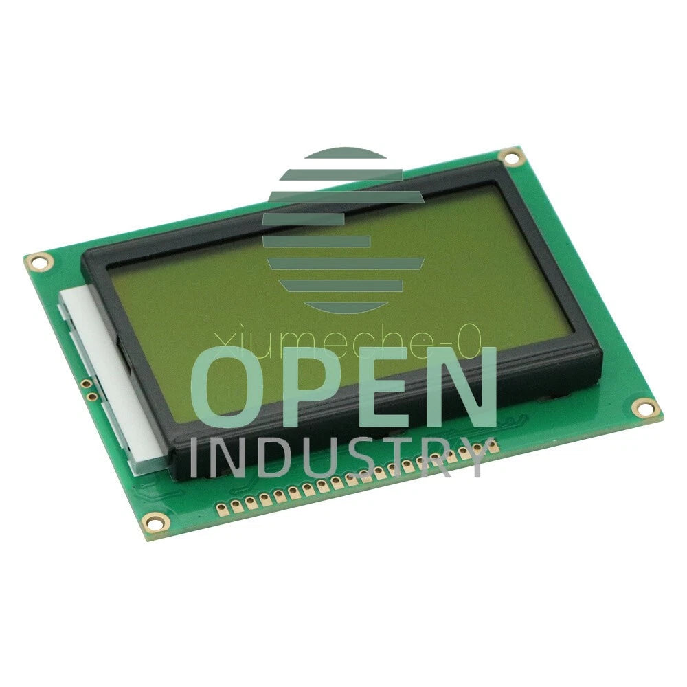 5V 12864 LCD Display Module 128x64 Dots Graphic Matrix Yellow green Backlight