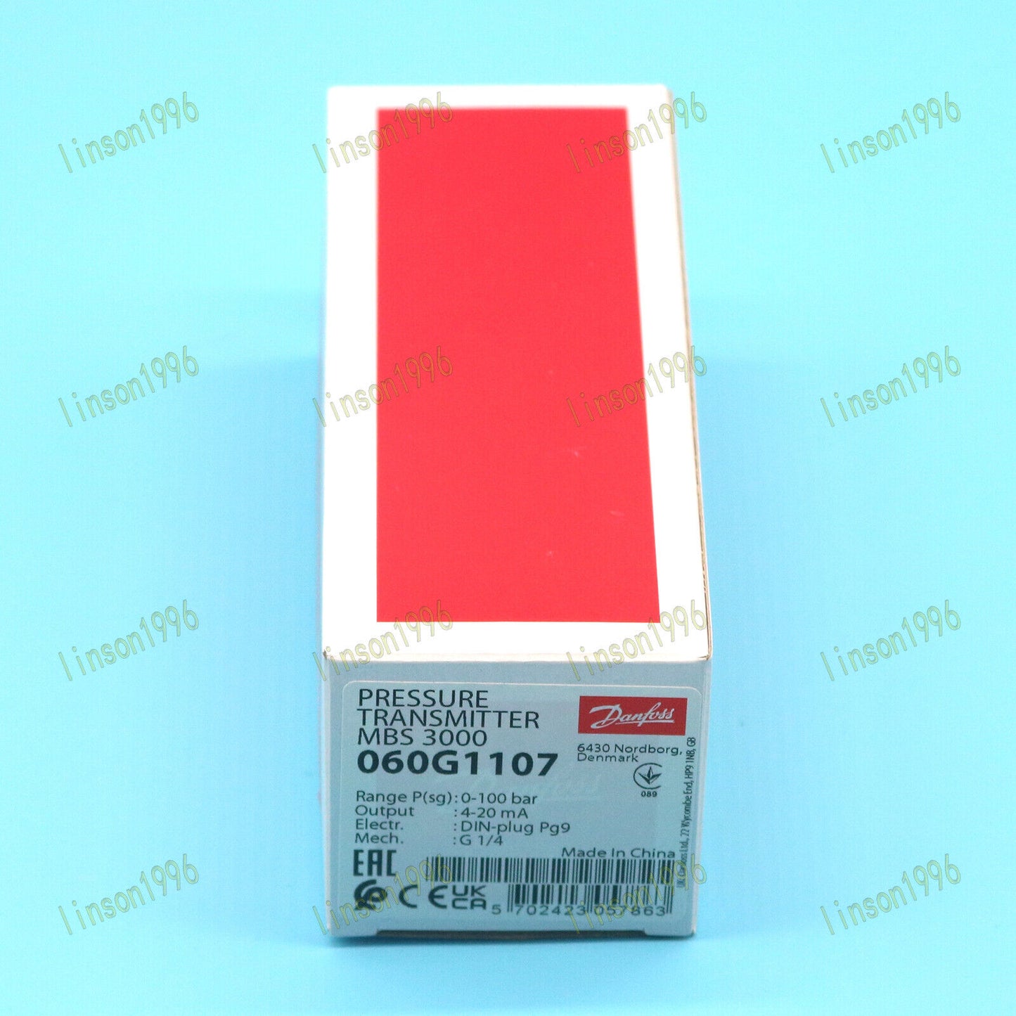 new 1pcs MBS 3000 060G1107 Danfoss Pressure Transmitter In Box - DANFOSS