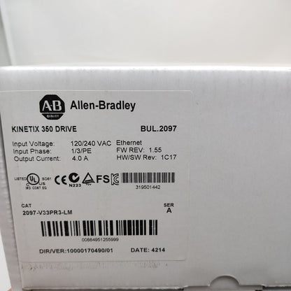Allen-Bradley Kinetix 350 Servo Drive - 2097-V33PR3 - ALLEN-BRADLEY