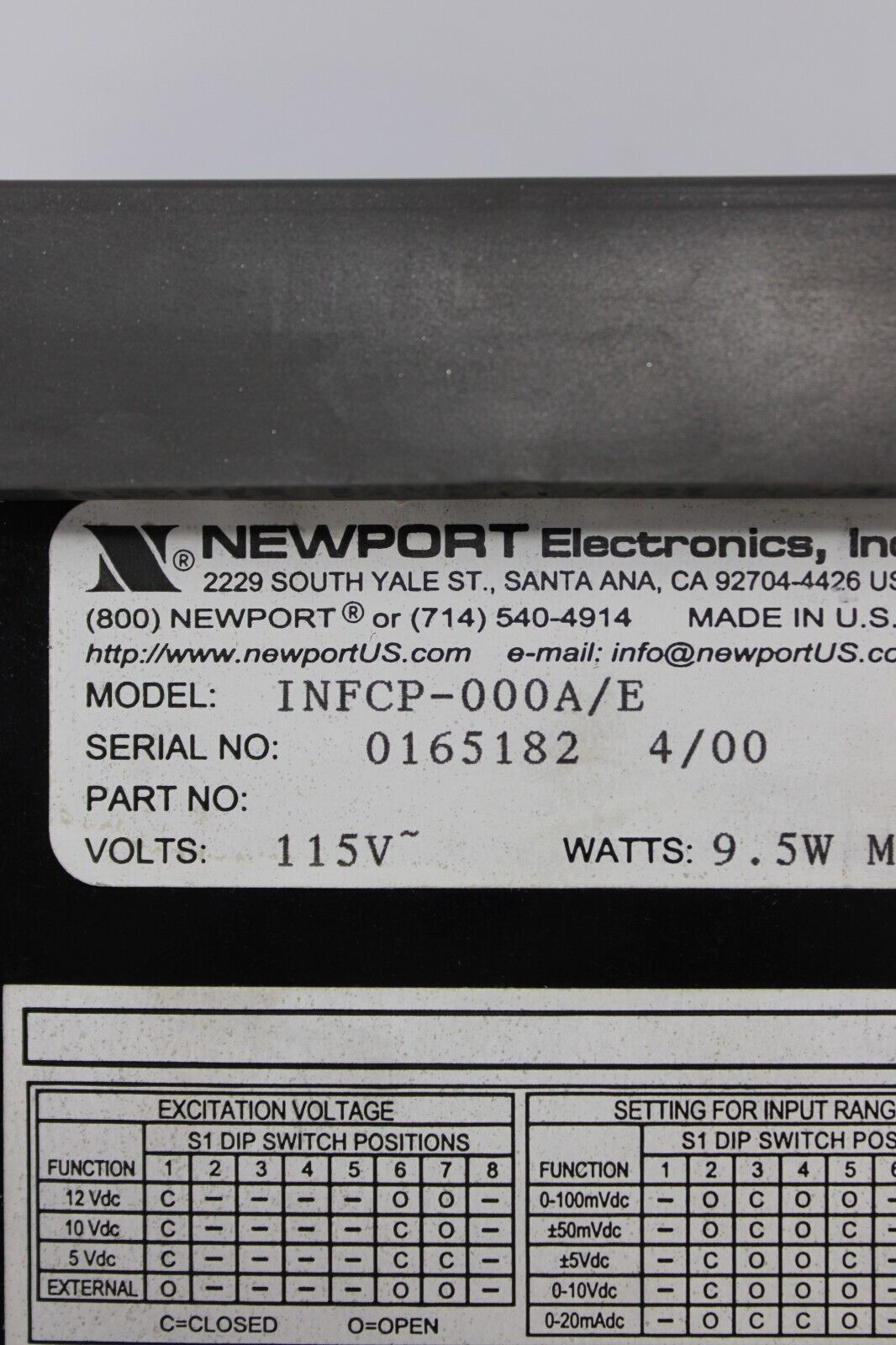 used port INFCP-000A/E Digital Meter - A+M