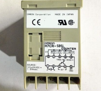 OMRON H7CR-SBSL Digital Counter - 6-Color Digital Counter with Date, Temperature, Humidity, and more - OMRON