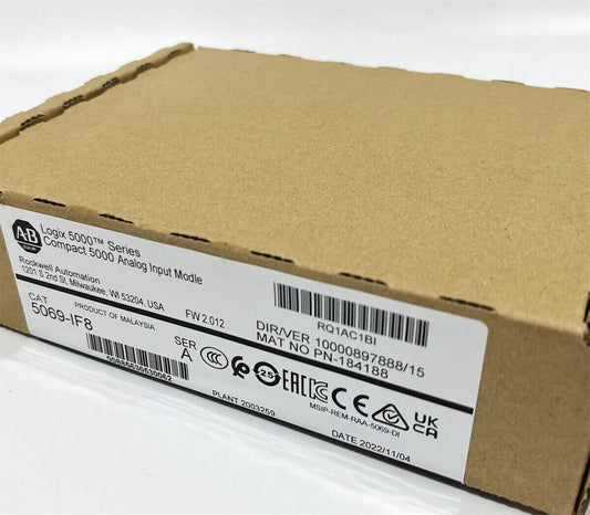 New Factory Sealed AB 5069-IF8 Compact 5000 Analog Input Module - KOEED