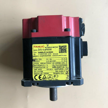 One Fanuc A06B-0114-B203 Servo Motor A06B0114B203 Fully Tested - FANUC