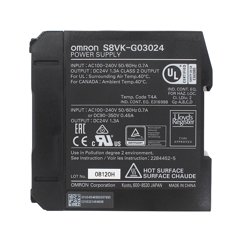 new Omron switch power supply S8VK-G03005 S8VK-G03012 S8VK-G03024 single-phase 30W - OMRON