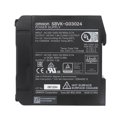 new Omron switch power supply S8VK-G03005 S8VK-G03012 S8VK-G03024 single-phase 30W - OMRON