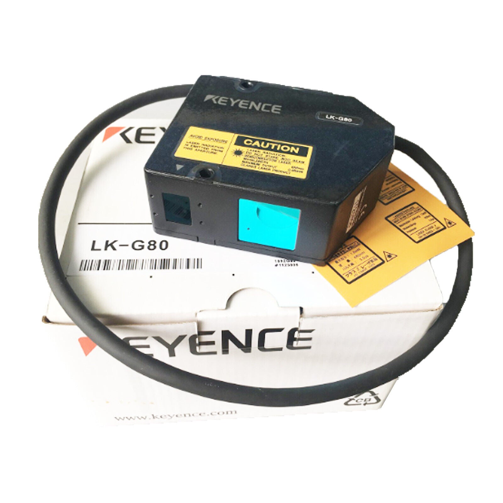 new Keyence LK-G80 High Speed High Accuracy CCD Laser Displacement Sensor Head Spot