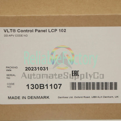 Danfoss LCP102 Drive Control Panel Operation Panel