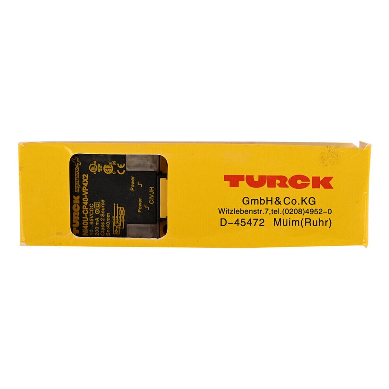 TURCK NI40UCP40VP4X2 Proximity Switch Sensor - TURCK