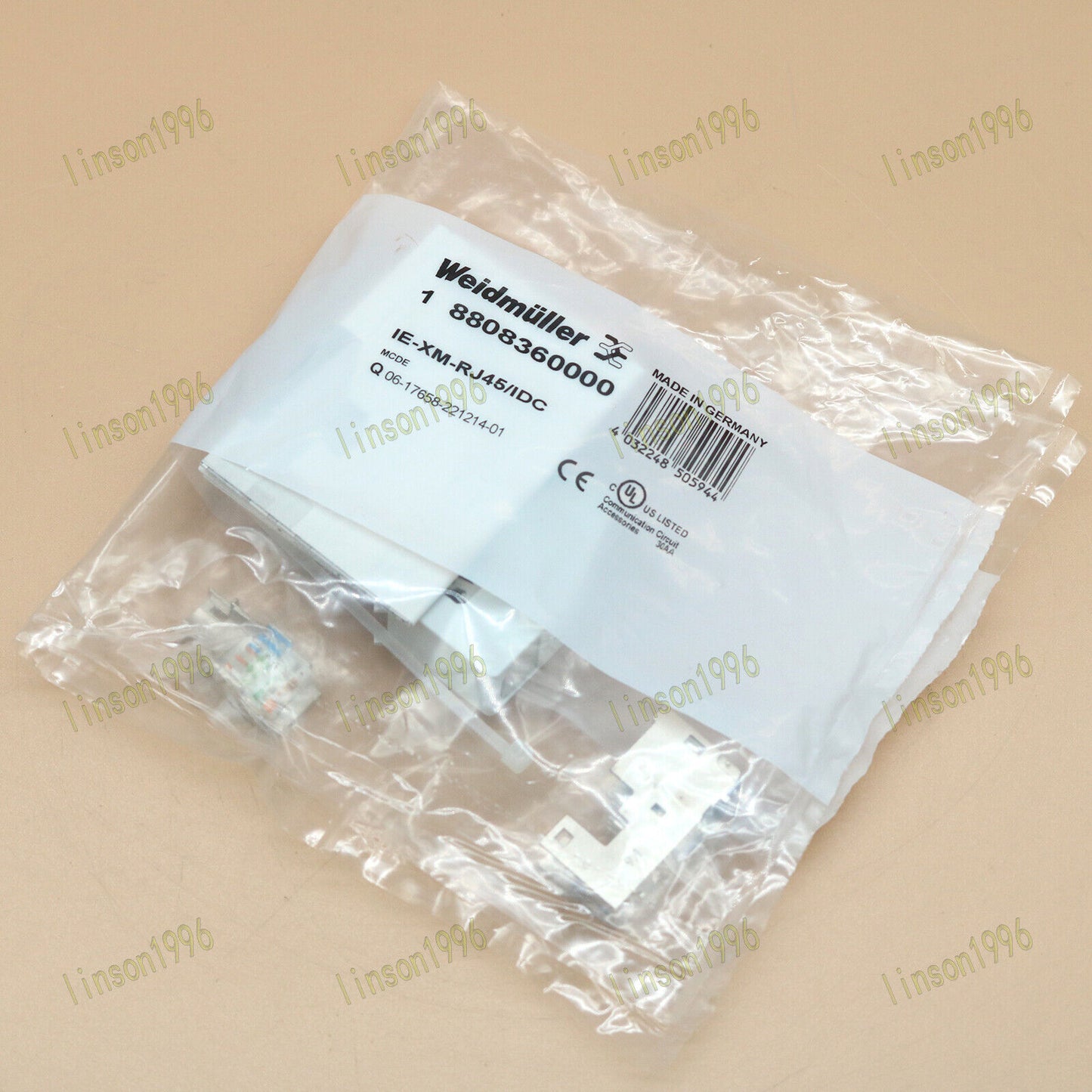 IE-XM-RJ45/IDC Connector For Weidmuller - WEIDMULLER