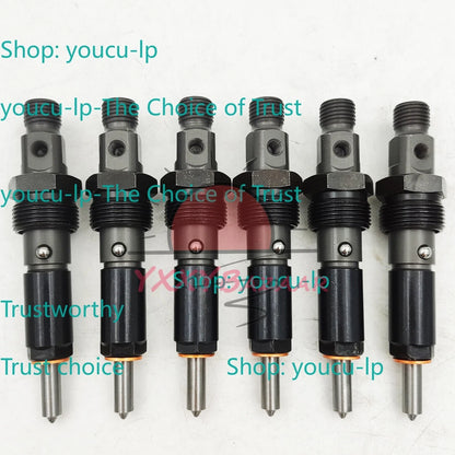 6PCS 50HP Upgrade Fuel Injectors Bosch Fits For 1994-1998 Dodge Ram 5.9L Diesel