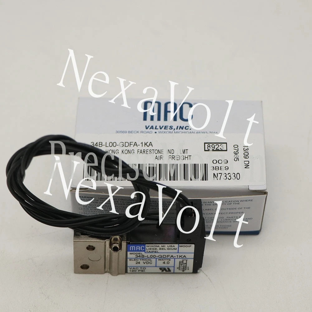 1Pcs For 34B-L00-GDFA-1KA 34BL00GDFA1KA solenoid valve