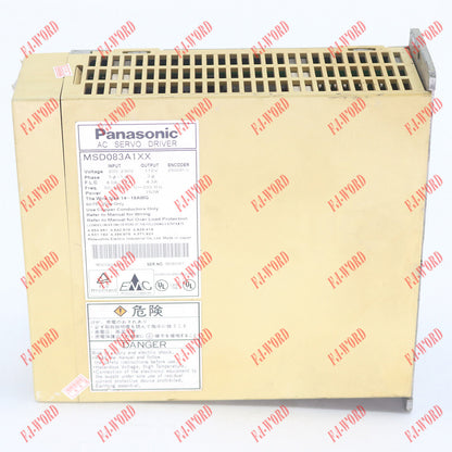 Panasonic MSD083A1XX AC Servo Driver | High-Efficiency Industrial Motor Driver | For Use in Automation & Manufacturing - PANASONIC