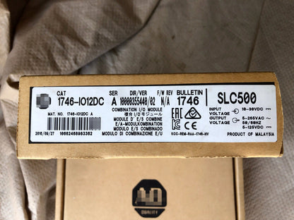 [Factory Sealed] Allen-Bradley 1746-IO12DC SER A SLC 500 Combination Modul - ALLEN-BRADLEY