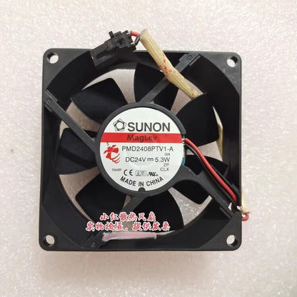 SUNON SPMD2408PTV1-A 8025 24V 5.3W 8cm 2 wire Inverter Fan