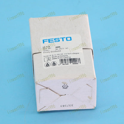 new Festo Rotary Distributor GF-1/4 FAST SHIP - FESTO