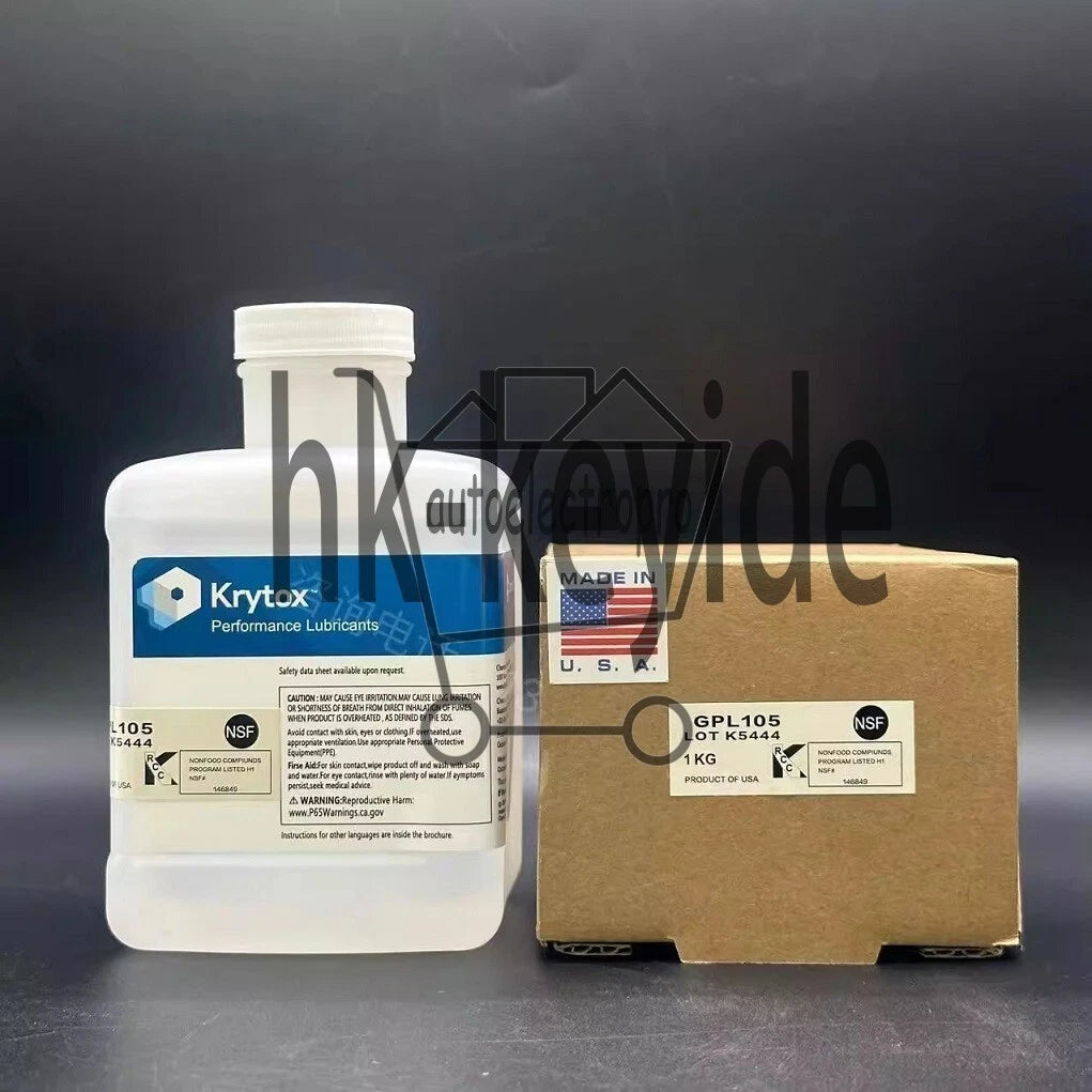 1Pcs Chemours DUPONT Krytox Lubricants GPL105 1Kg (2.2 LB) IN BOX free ship