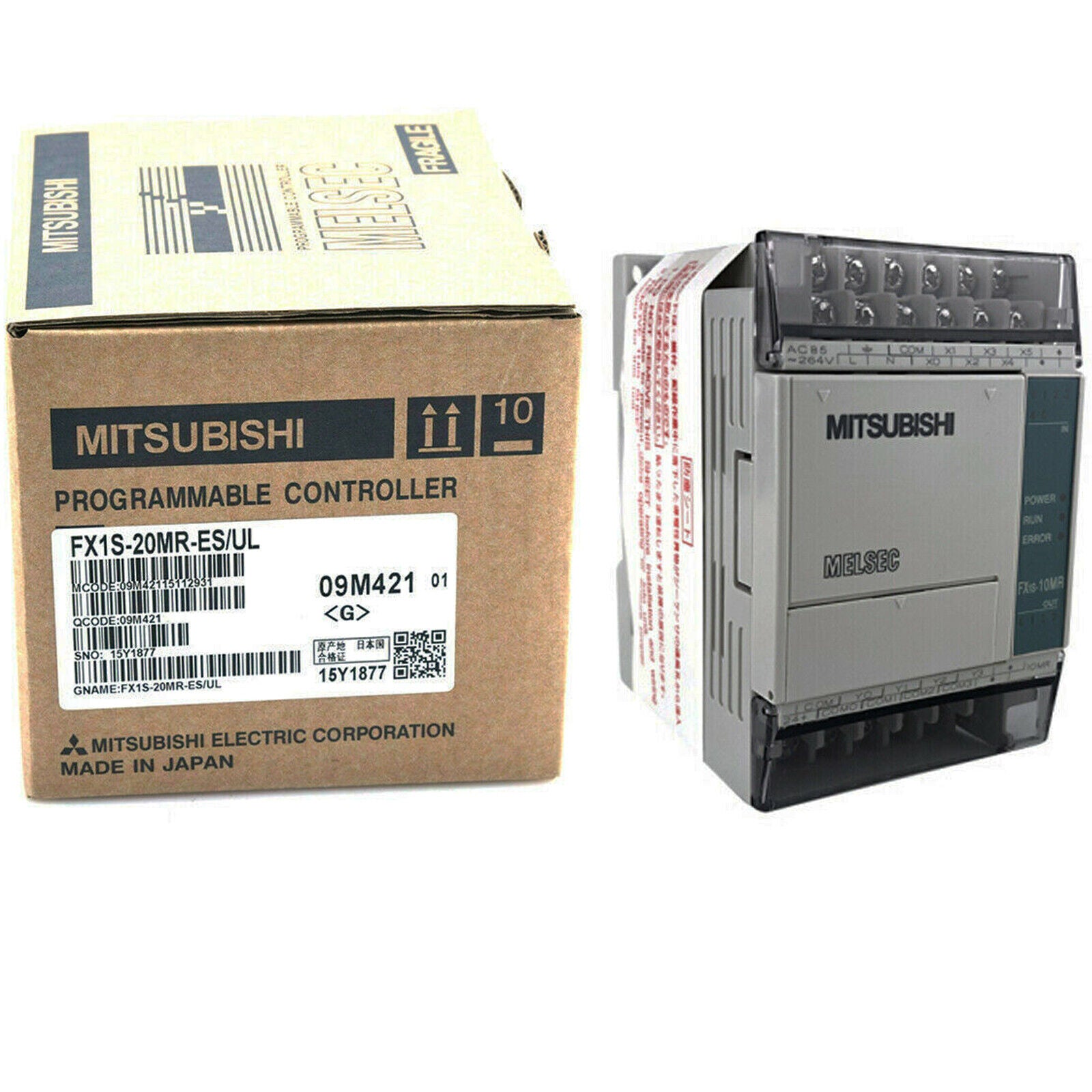 MITSUBISHI FX1S-20MR-ES/UL FX1S20MRESUL Programmable Logic Controller - KOEED