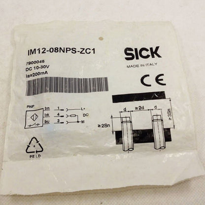 ONE SICK IM12-08NPS-ZC1 Photoelectric Switch - SICK