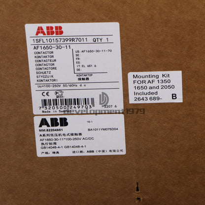 new ONE ABB AF1650-30-11 1SFL10157399R7011 Contactor - ABB
