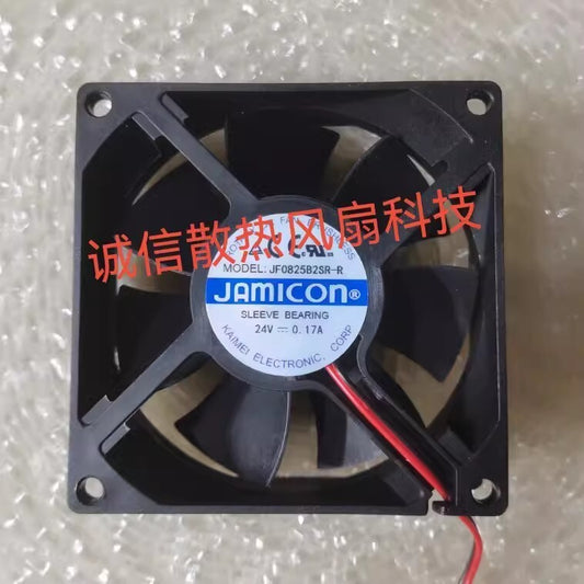 JAMICON JF0825B2SR-R 8025 24V 0.17A 8CM 2-Wire Inverter Cooling Fan