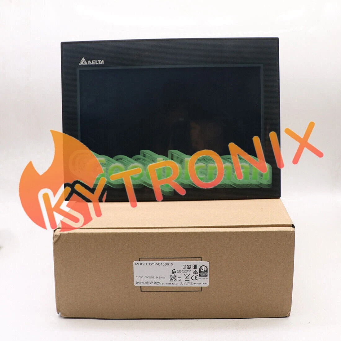 DELTA DOP-B10S615 PLC TFT LCD HMI Touch Screen Display Panel 1Pcs/