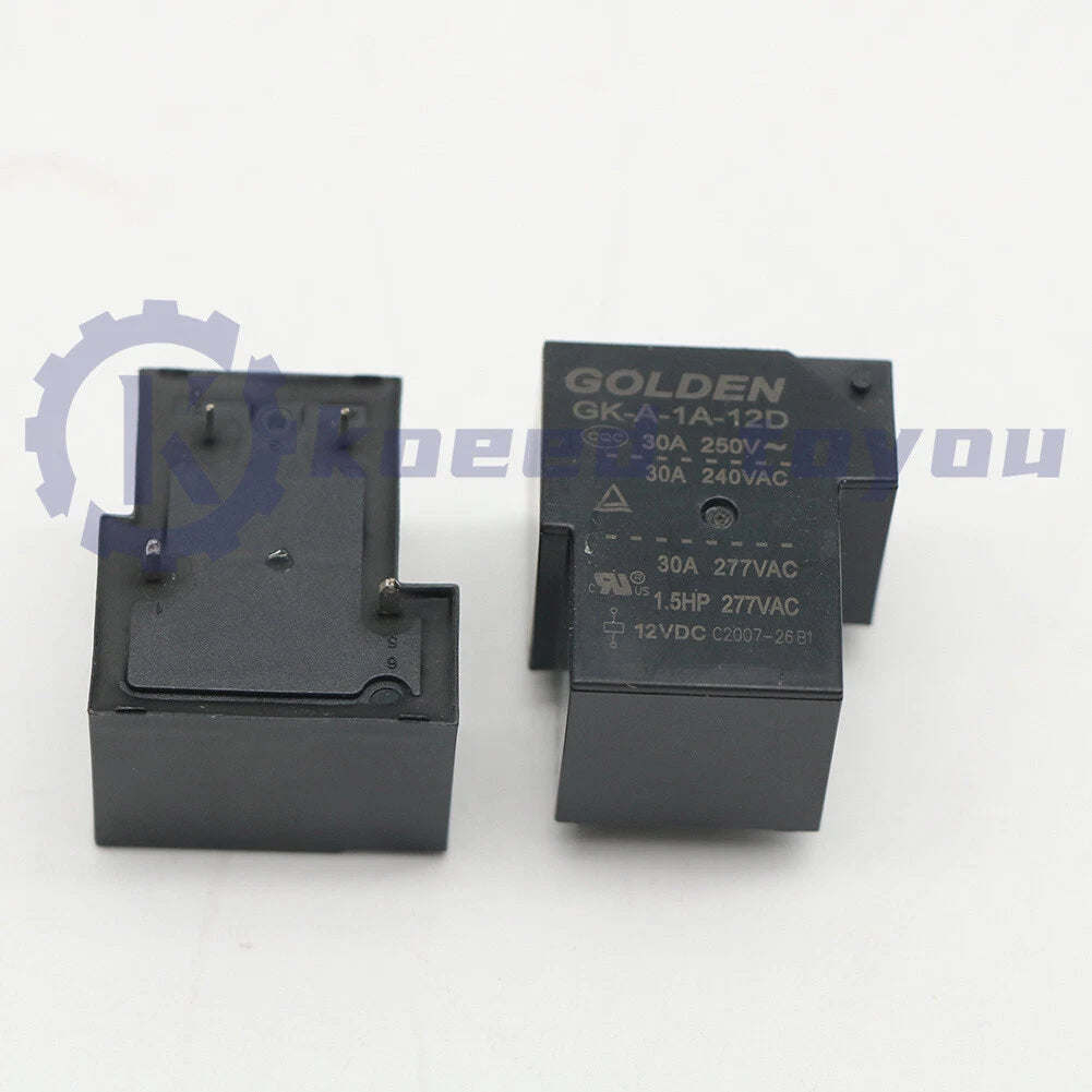 10Pcs GOLDEN GK-A-1A-12D 12VDC Power Relay 4Pins US