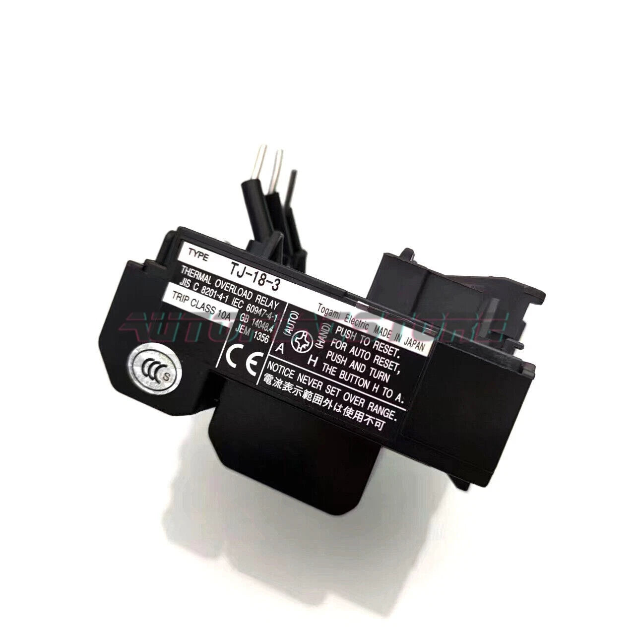 1PC Togami TJ-18-3 10A Thermal Protective Relay~~US